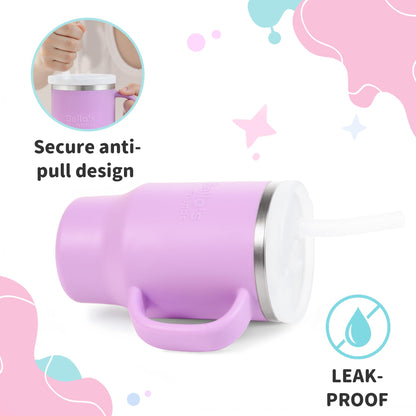 Detailed view of leak-proof silicone straw
