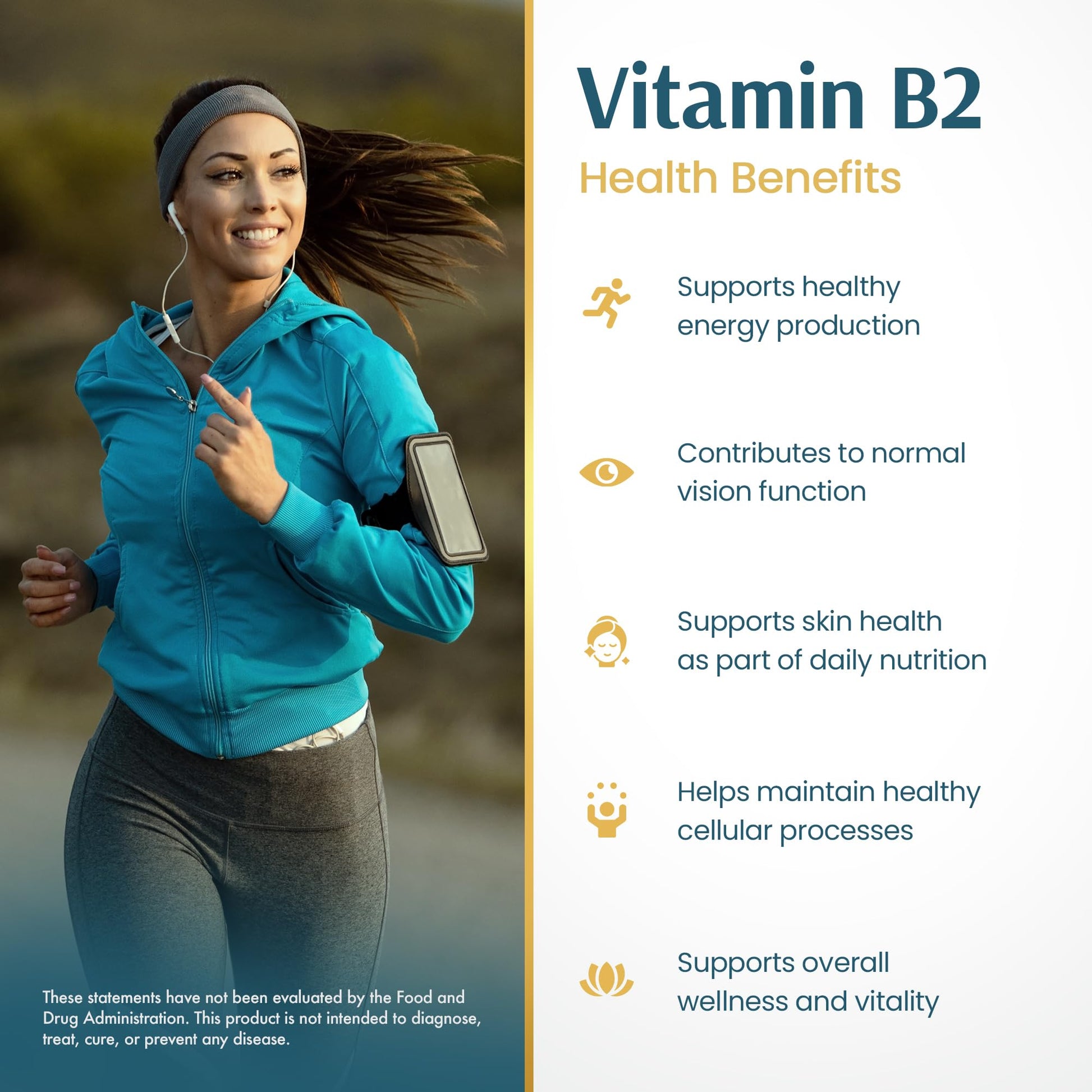 Vykee Nutrition liquid riboflavin drops for easy daily absorption.