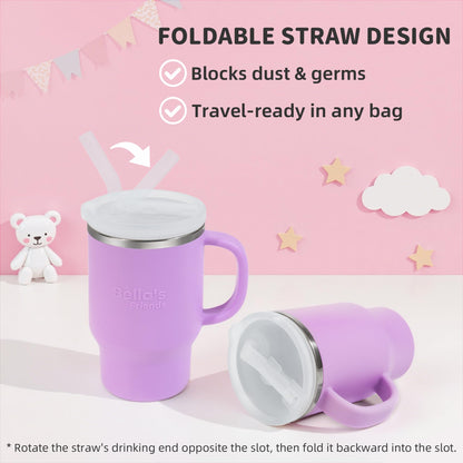 Bella's Friends tumbler showing silicone grip body