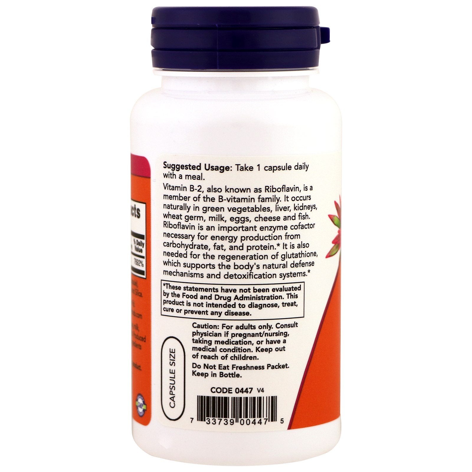 Authentic USA imported NOW Foods Vitamin B2 100 mg three pack bundle showing capsule count and clean formula details