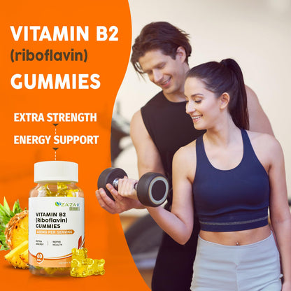 High-potency riboflavin chewable vitamins for kids and adults.