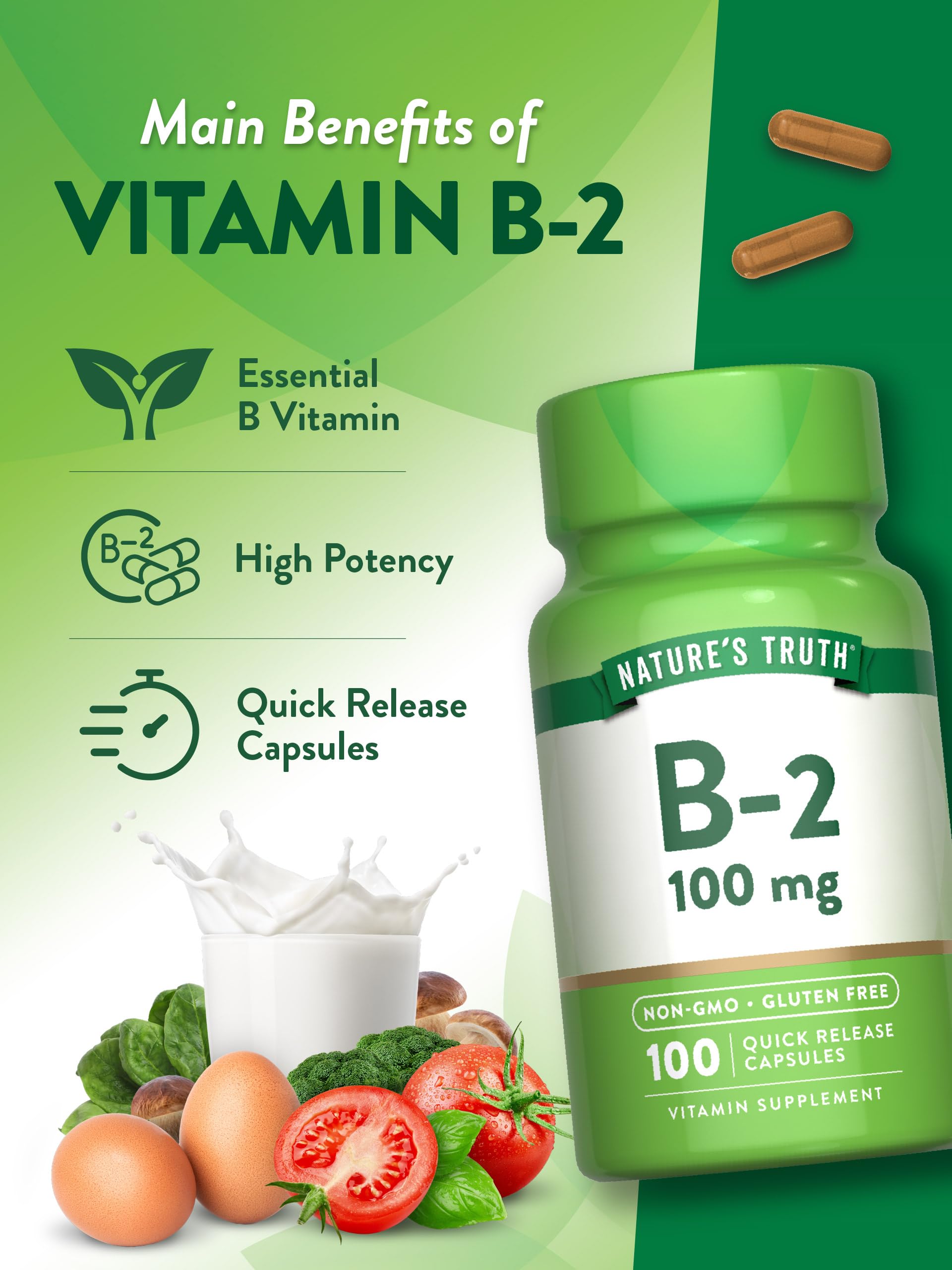Authentic USA imported health supplement bottle on clean background