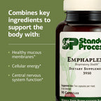 Authentic imported Standard Process Emphaplex lung health supplement packaging