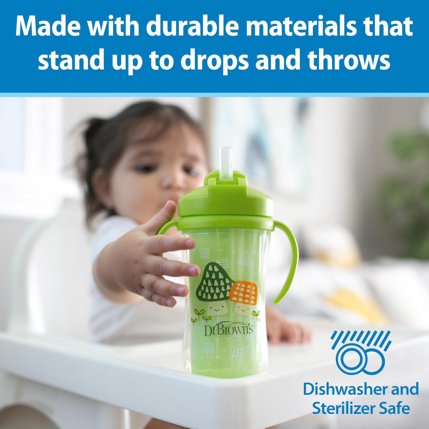 Packaging of Dr. Brown's Milestones Insulated Straw Cup