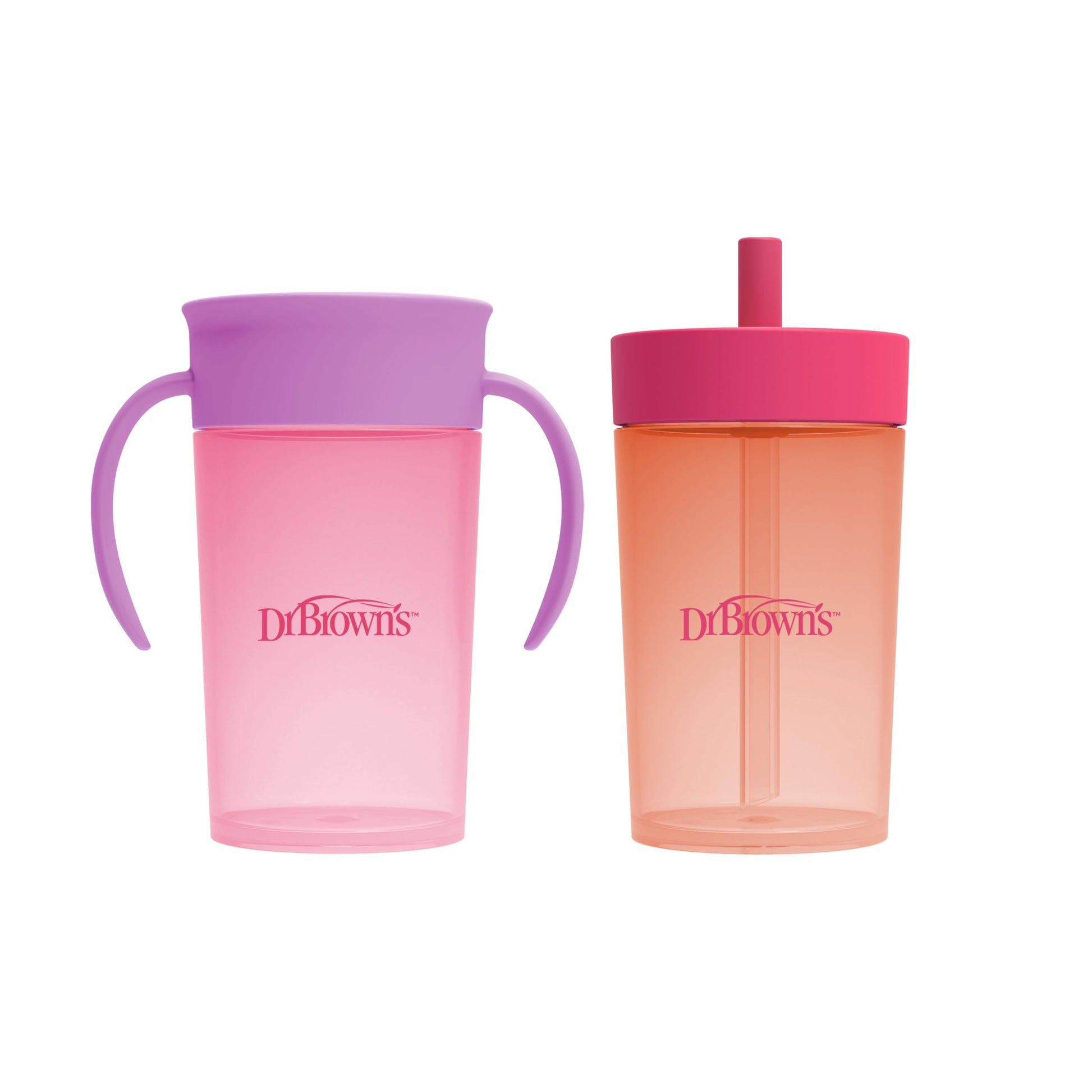 Two-pack Dr. Brown's training cups in retail packaging