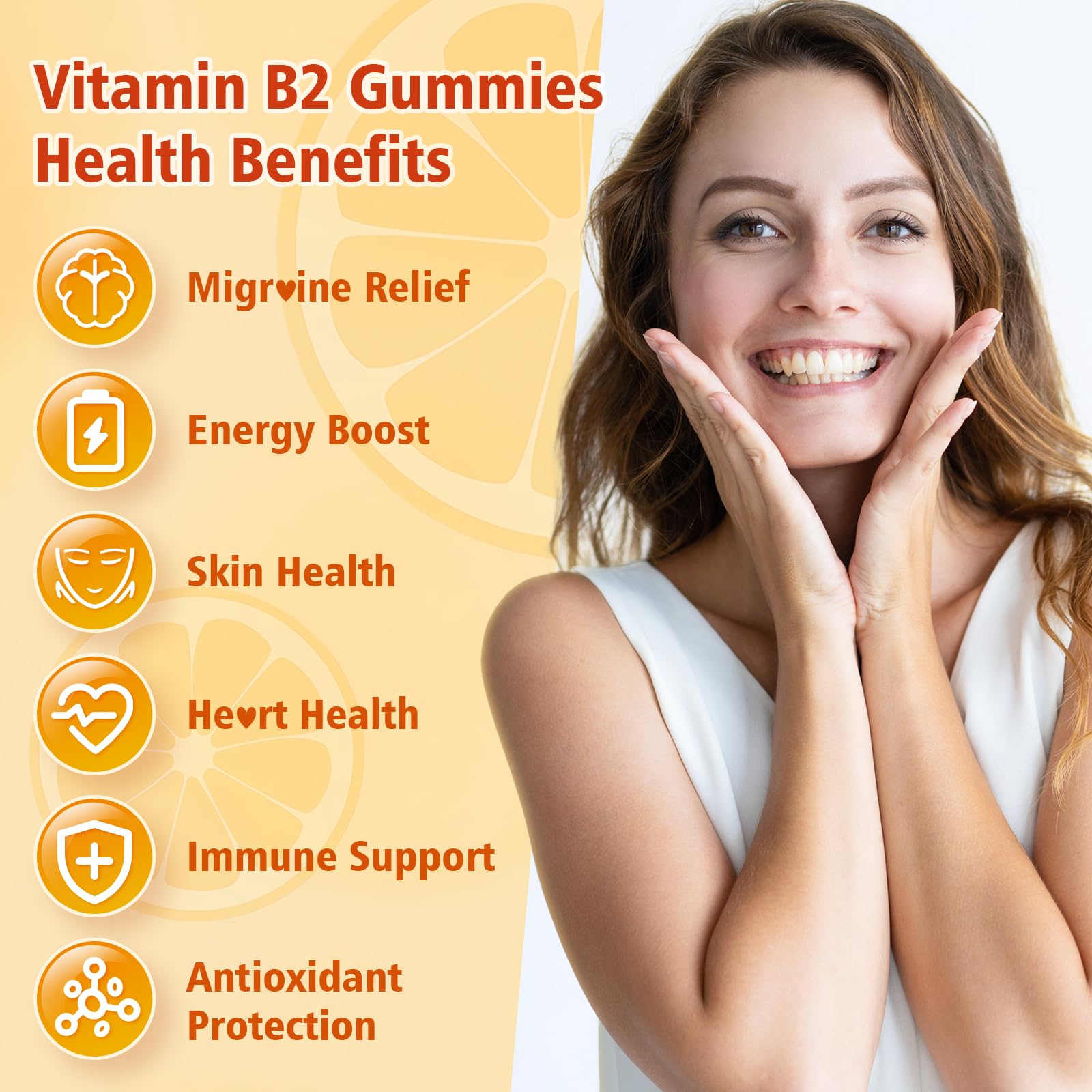 Safgumjel vegan Vitamin B2 gummies with Magnesium and CoQ10 for headache support