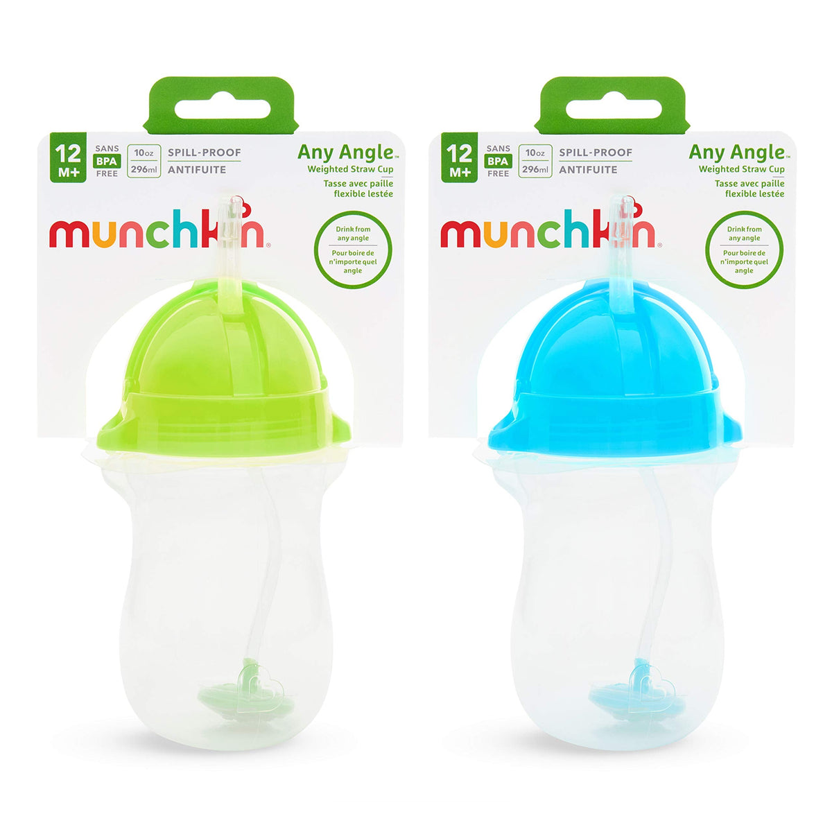 Authentic USA imported Munchkin toddler straw cups packaging details