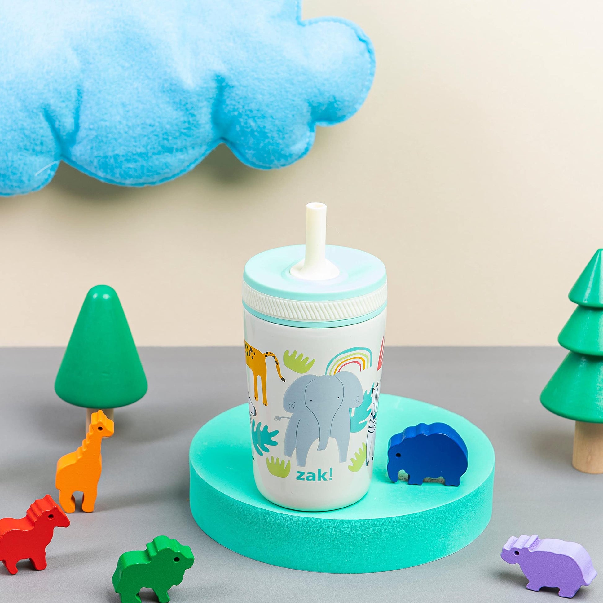 Stainless steel 12 ounce vacuum insulated toddler water tumbler