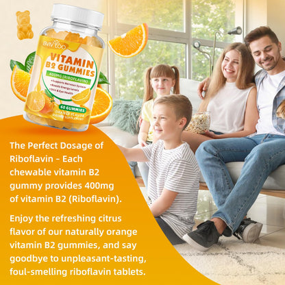 Safgumjel natural orange flavored daily wellness gummies for nervous system care