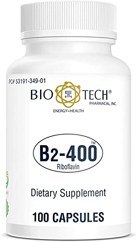 Bio-Tech Pharmacal premium cognitive support vitamin B2 capsule container for daily wellness