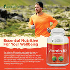 Purely Holistic Vitamin B2 dietary supplement side panel with usage instructions