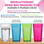 Reflo USA imported 6 fluid ounce clear open trainer cup