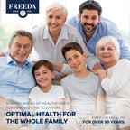 Freeda gluten free riboflavin energy support pills sealed packaging view.
