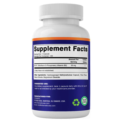 Vitamatic premium R5P B2 vitamin capsules for skin vision and nervous system support