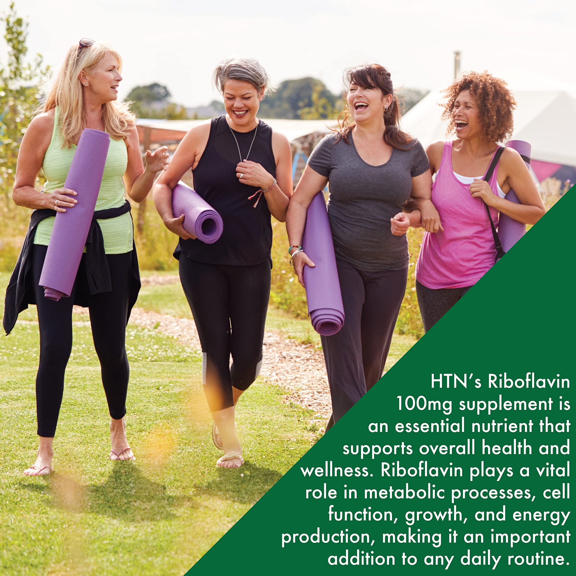 Non-GMO and gluten-free Vitamin B2 dietary supplement certification logos