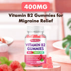 Top view of the easy open child resistant cap on the sixty count bottle of Vitamin B2 headache support supplement