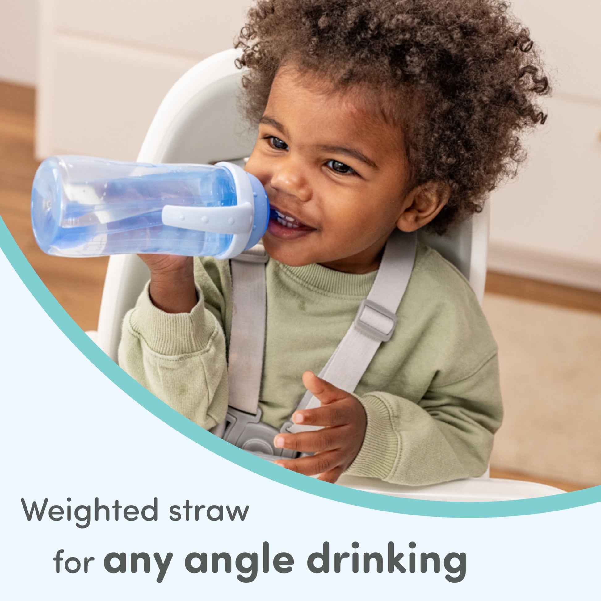NUK 10 ounce baby transition cup showing the liquid level indicator