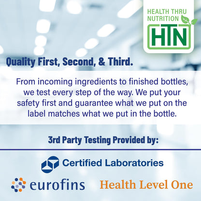 Premium Health Thru Nutrition Vitamin B2 secure packaging and safety seal