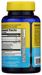 Health From The Sun black currant oil nutritional label