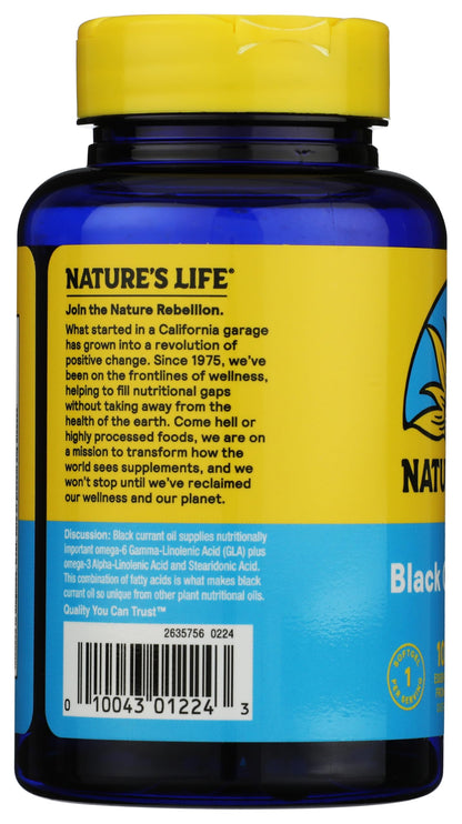 Authentic USA imported Black Currant Oil 60 softgels bottle