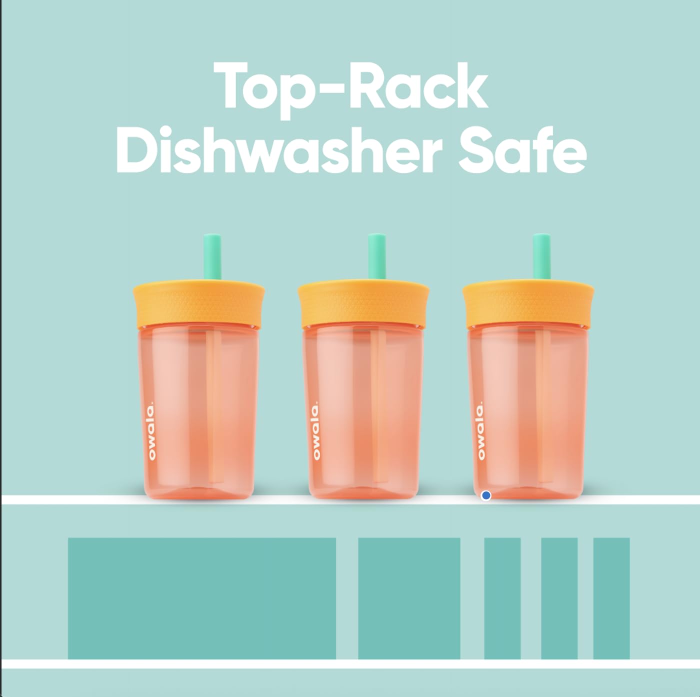 Dishwasher safe kids hydration bottle showcasing the leak proof seal structure.