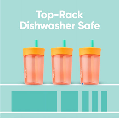 Dishwasher safe kids hydration bottle showcasing the leak proof seal structure.