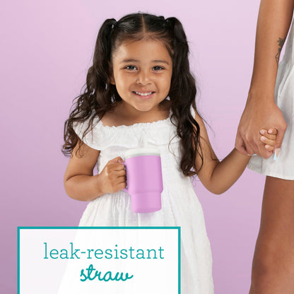 Infantino 9 fluid ounce lilac tumbler for babies