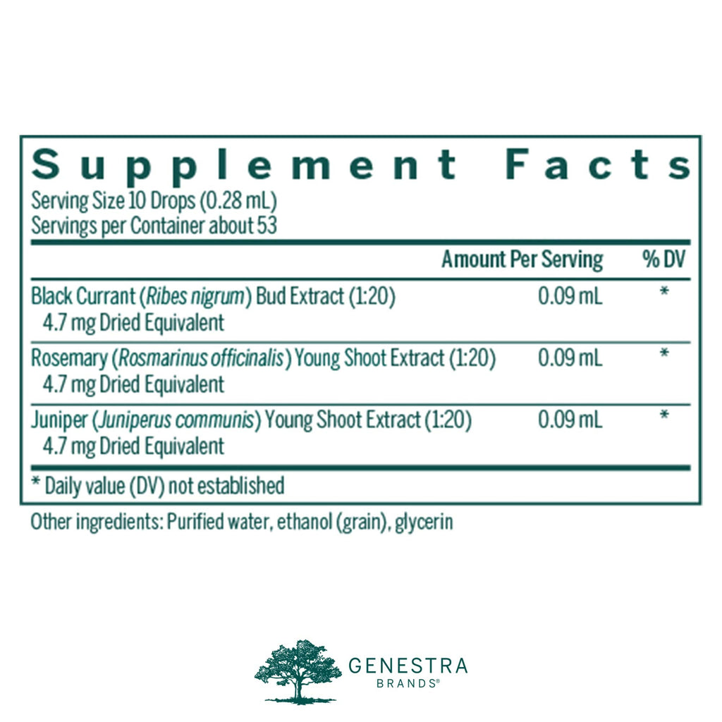 Genestra Brands Al-Gen 15 milliliters packaging label details