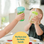 Top down view of The First Years toddler sippy cups