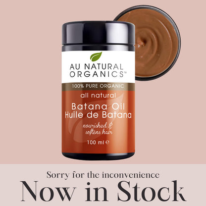 Au Natural Organics Batana Oil packaging label details
