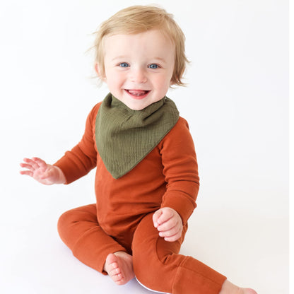 Konssy baby bandana bibs with adjustable snap closures