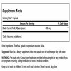 Swanson Full Spectrum Black Currant supplement bottle label details