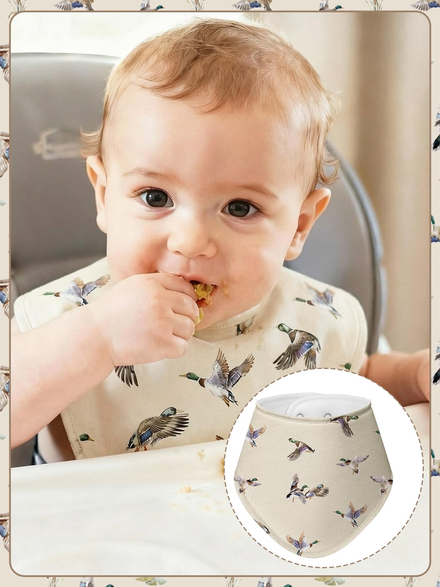 Boao cotton baby feeding bibs packaging