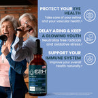 E2H natural black currant liquid supplement packaging label details