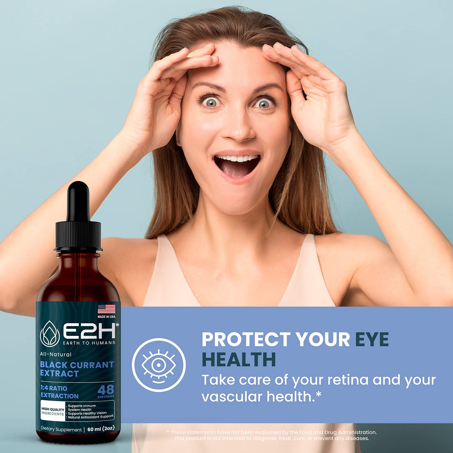 E2H Earth To Humans liquid extract packaging