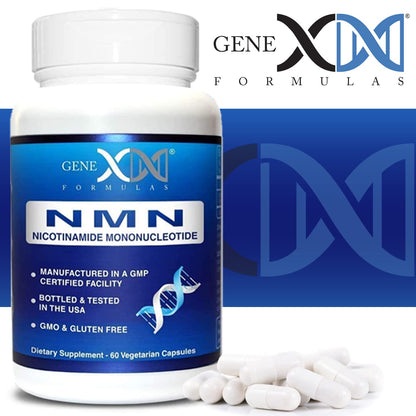 Genex Formulas premium pharmaceutical grade NMN daily serving size size comparison