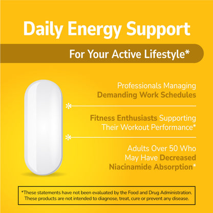 Authentic imported 21st Century niacinamide unflavored prolonged release tablets direction label