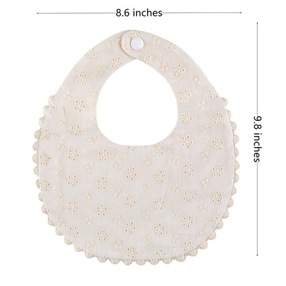 Infant wearing Gzmm stylish cotton bib