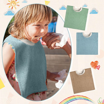 Foaincore slip on toddler bibs for mealtime