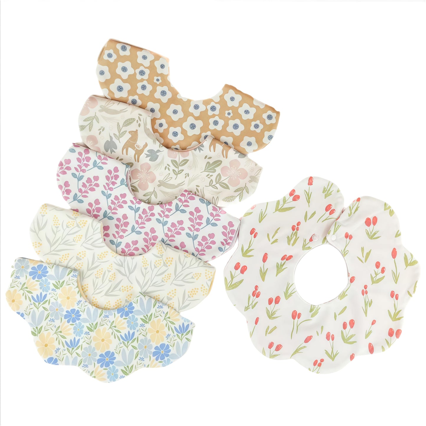 Juva baby bibs 360 degree rotating design