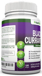 NutriONN Black Currant Oil cold pressed purity certification details
