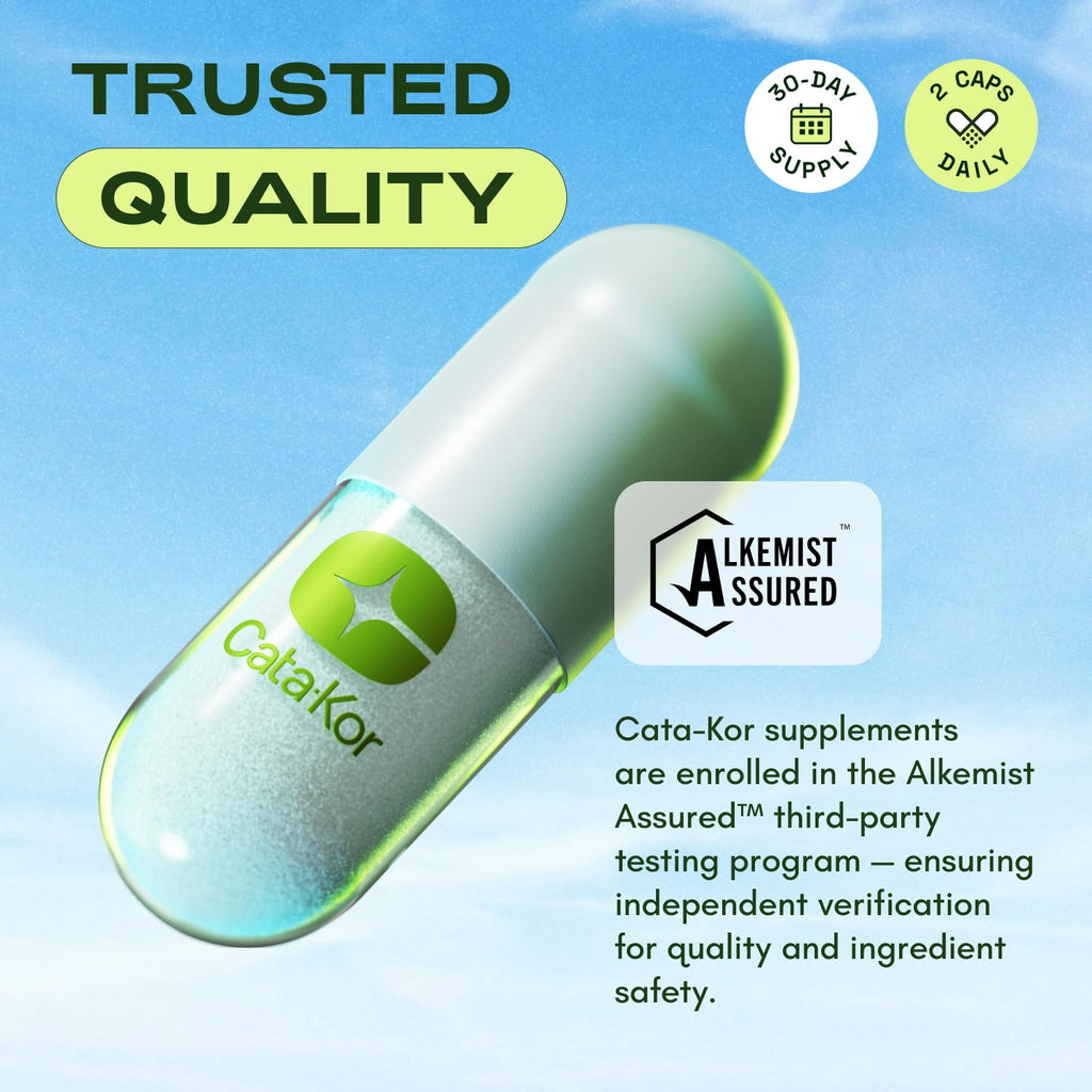 Cata-Kor liposomal NAD+ supplement 30 day supply bottle