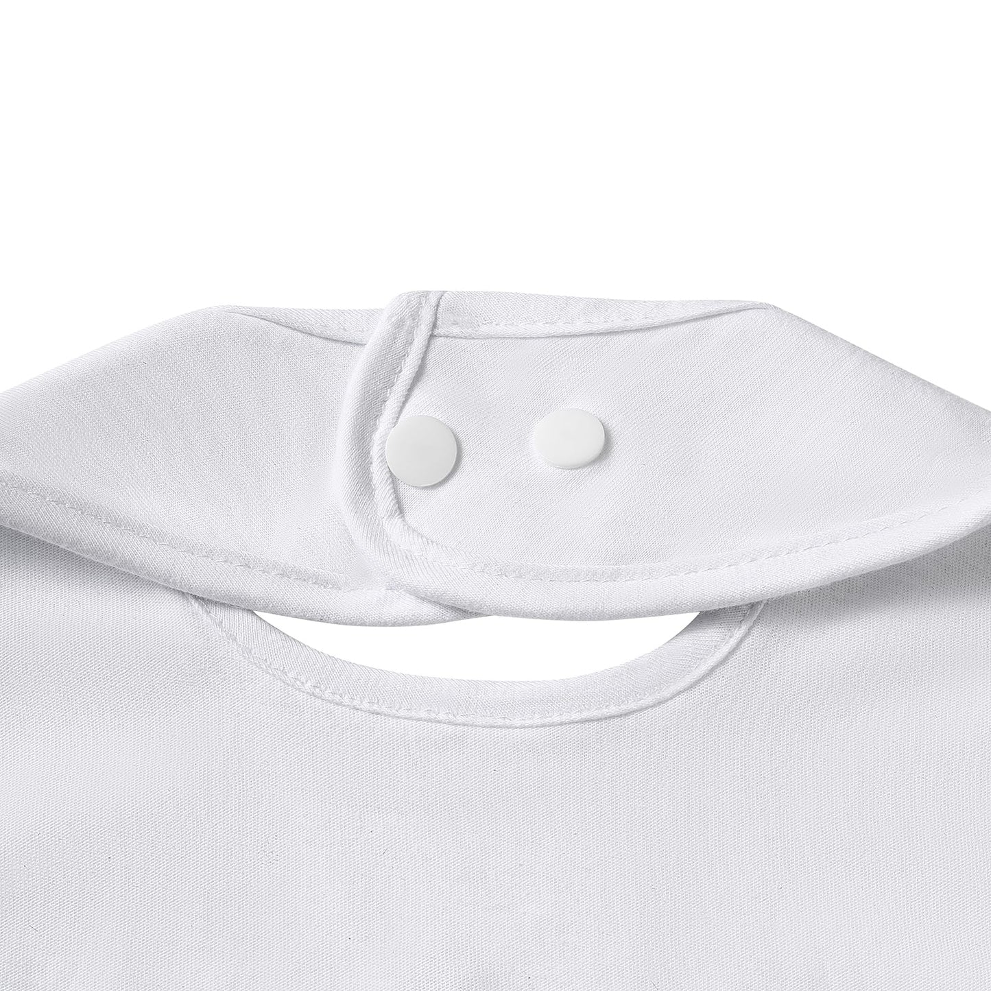 Kesici baby baptism bib displayed with formal christening outfit