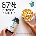 Authentic USA imported Qualia NAD premium supplement packaging back details