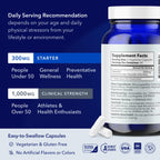 Tru Niagen 300mg sixty vegetarian capsules supplement facts label