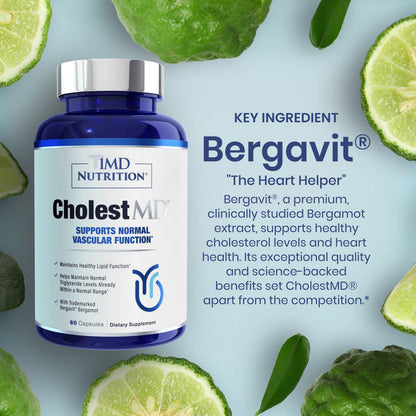 1MD Nutrition CholestMD label detail showing ingredients