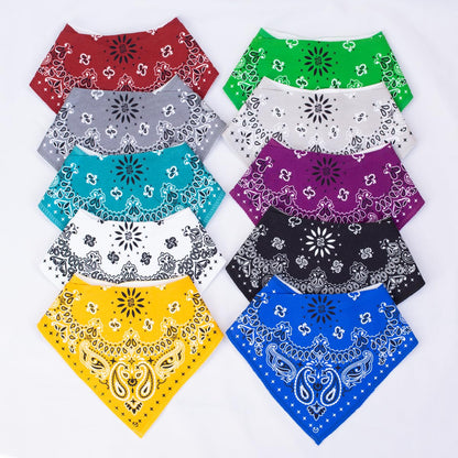 Maiwa organic cotton bandana bibs adjustable snap detail