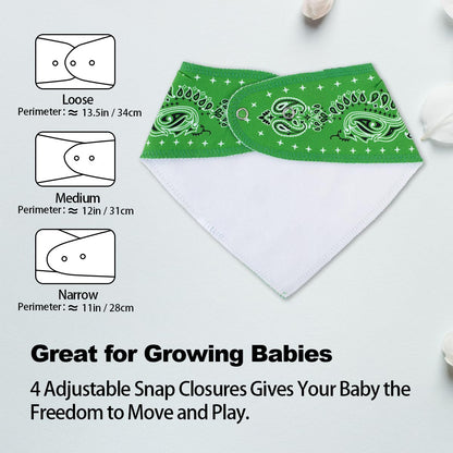 Maiwa absorbent teething bibs for boys and girls