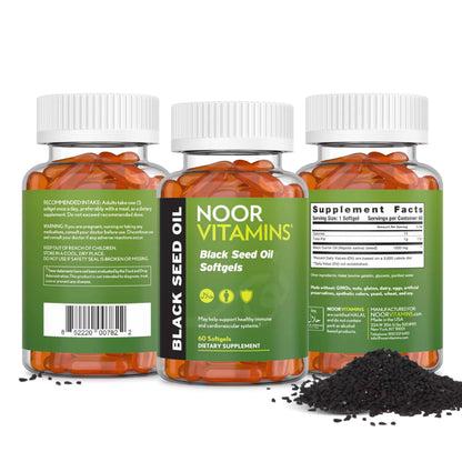 ISNA Halal certified 1000 milligrams daily immune booster supplement bottle back view