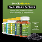 Non-GMO gluten-free black seed oil softgels bottle